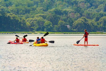 Island Shores Day Camp | Kayak and Paddle Board